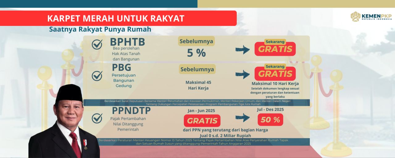 KARPET MERAH UNTUK RAKYAT