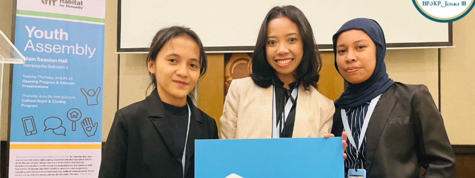 Partisipasi Mahasiswa Magang Klinik PKP dalam Forum Internasional  Habitat Youth Assembly 2025